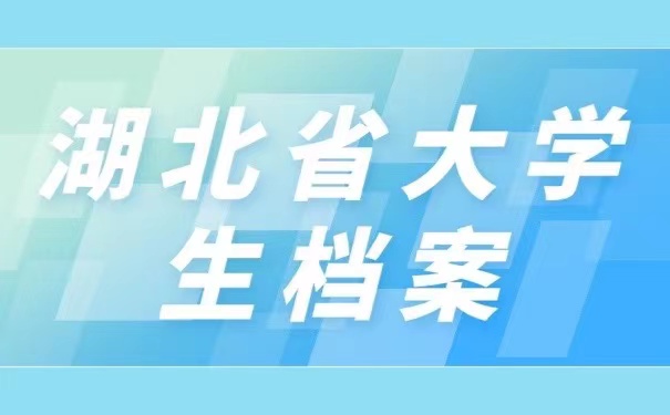 湖北省大学生档案